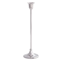 11"H X 3.25" SILVER ANTIQUE CANDLE STICK