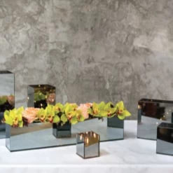 13.5’'Hx 5.5” X 5.5’’ MYRIAD CANDLE HOLDER 5 13.5’'Hx 5.5” X 5.5’’ MYRIAD CANDLE HOLDER -Home Decor Store accent decor 135hx 55 x 55 myriad candle holder 2