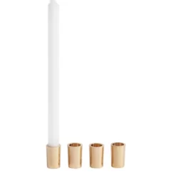 1.75"H X 1" TUNE CANDLE STICKHOLDER SOLD IN PACKS OF 4PCS