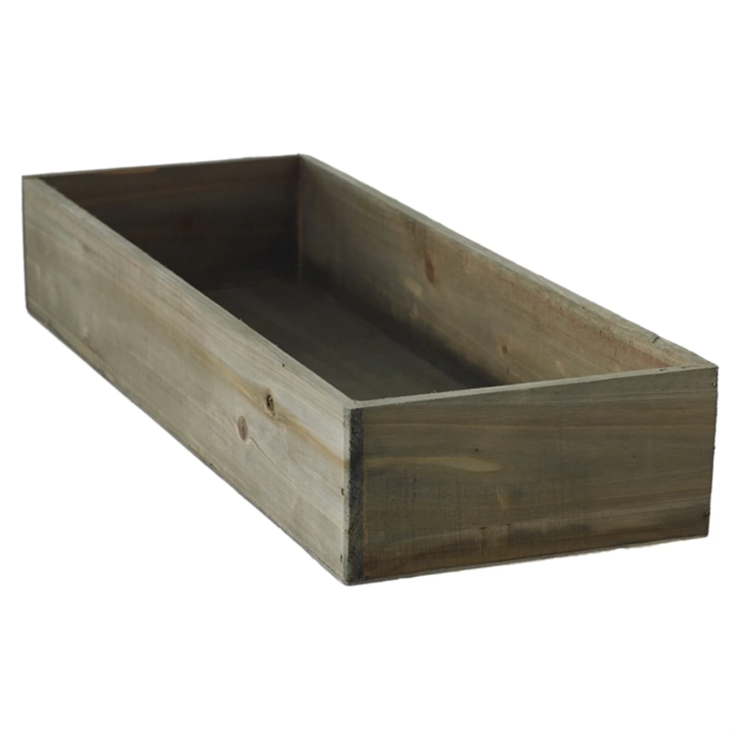 18.25'' X 6.5'' X 3’' NATURAL WOODLAND PLANTER (AD) 1 18.25'' X 6.5'' X 3’' NATURAL WOODLAND PLANTER (AD)