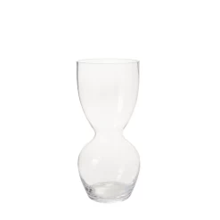 19.75”H X 9” GLASS CAMPANA VASE