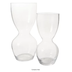 23”H X 11” GLASS CAMPANA VASE -Home Decor Store accent decor 23h x 11 glass campana vase 4