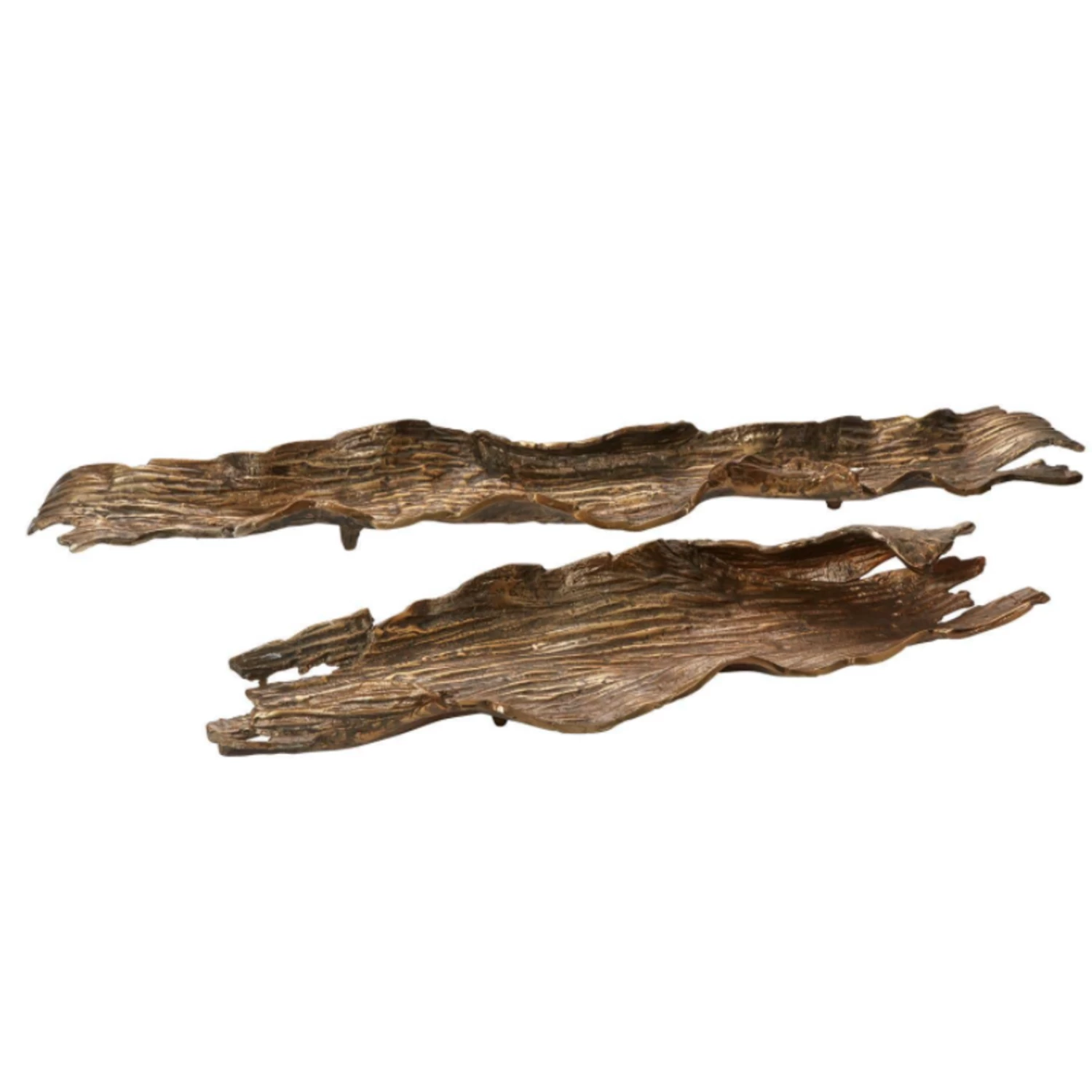 2.75’H X 32”LONG X 4.75” METAL GOLDEN CEDAR TRAY WOODLIKE 4 2.75’H X 32”LONG X 4.75” METAL GOLDEN CEDAR TRAY WOODLIKE - Image 4