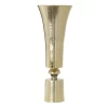 30.5"h X 11.5" GOLD METAL SAXON VASE