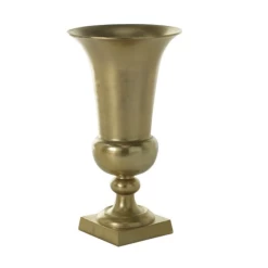30”H X 17” GOLD SPARTA URN (AD)