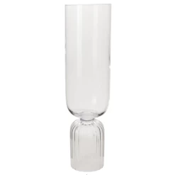 31.25”h X 8.5” GLASS VIVACE VASE REVERSIBLE