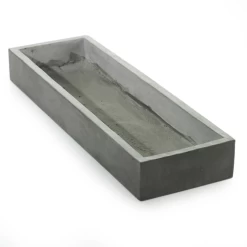 31.5" X 9.75" X 4" NEWPORT PLANTER (AD)