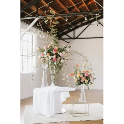 31.5”H X 9.5” GLASS SEMPLICE VASE REVERSIBLE -Home Decor Store accent decor 315h x 95 glass semplice vase reversi 2