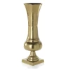 32.25"h X 10.25 GOLD METAL MAJESTY VASE