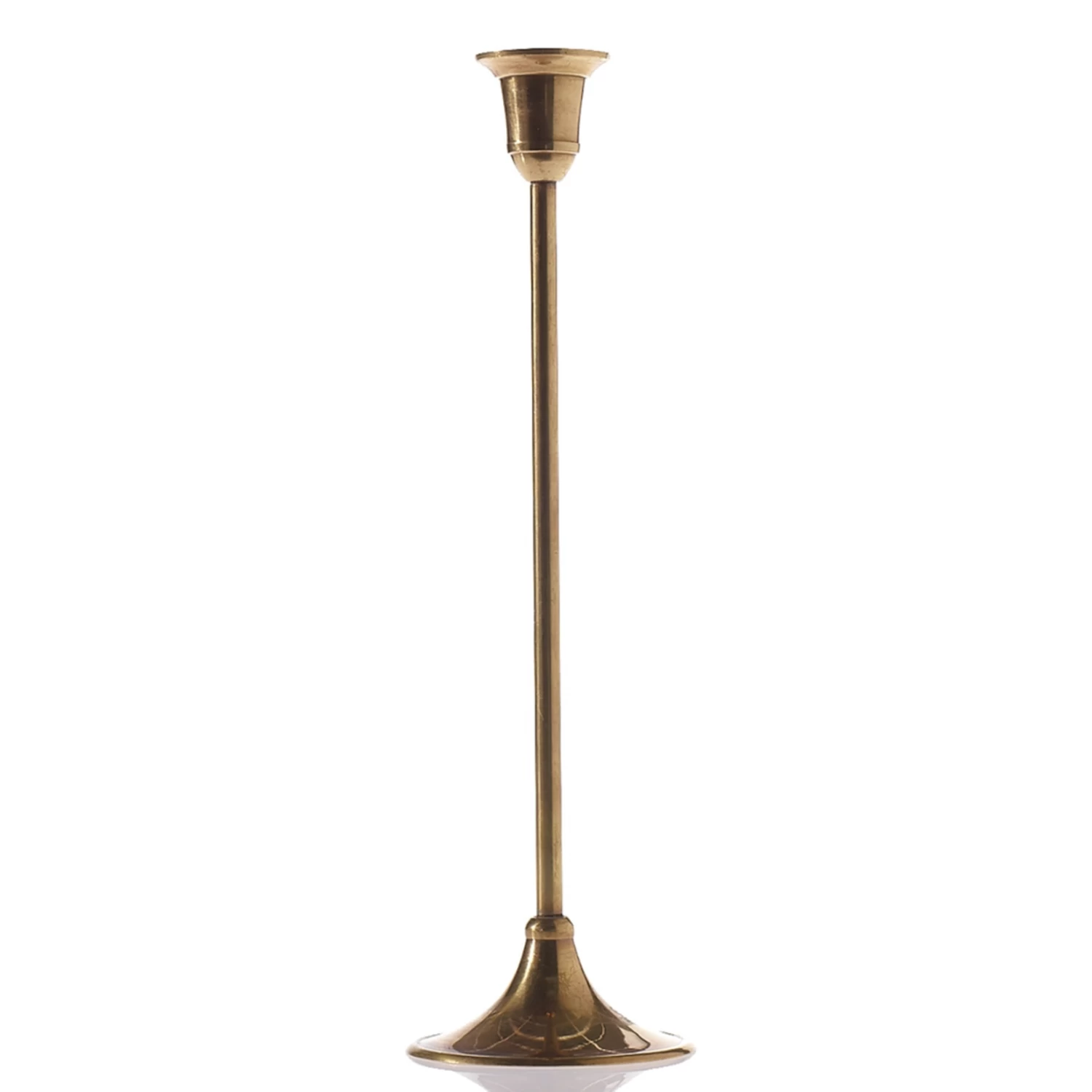 3.25'' X 11’’H GOLD ANTIQUE CANDLE STICK 1 3.25'' X 11’’H GOLD ANTIQUE CANDLE STICK