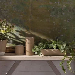 3.75"H X 14"LONG X 5.5"W TAN/BROWN LONG AND LOW MORRIGAN TROUGH 7 3.75"H X 14"LONG X 5.5"W TAN/BROWN LONG AND LOW MORRIGAN TROUGH -Home Decor Store accent decor 375h x 14long x 55w tan brown long an 3