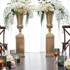 39.75”H X 20.5”GOLD SPARTA PEDESTAL (AD) -Home Decor Store accent decor 3975h x 205gold sparta pedestal ad 3