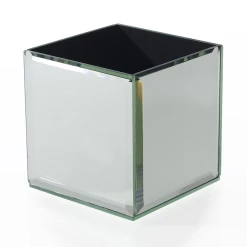 4” X 4” X 4” MIRROR GLASS CUBE