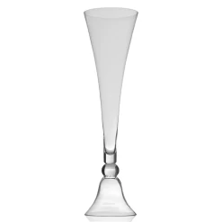 40”h X 11” Open Clear CLARINET VASE (AD)