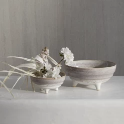 4”H X 8.75” LIGHT PURPLE CERAMIC AMETHYST BOWL -Home Decor Store accent decor 4h x 875 light purple ceramic amethys 2