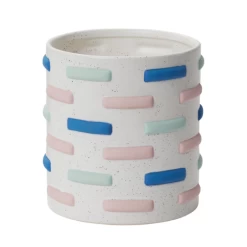 50% Off Was $34 Now $17. 7.5”H X 5.25” WHITE CERAMIC MARLIN POT