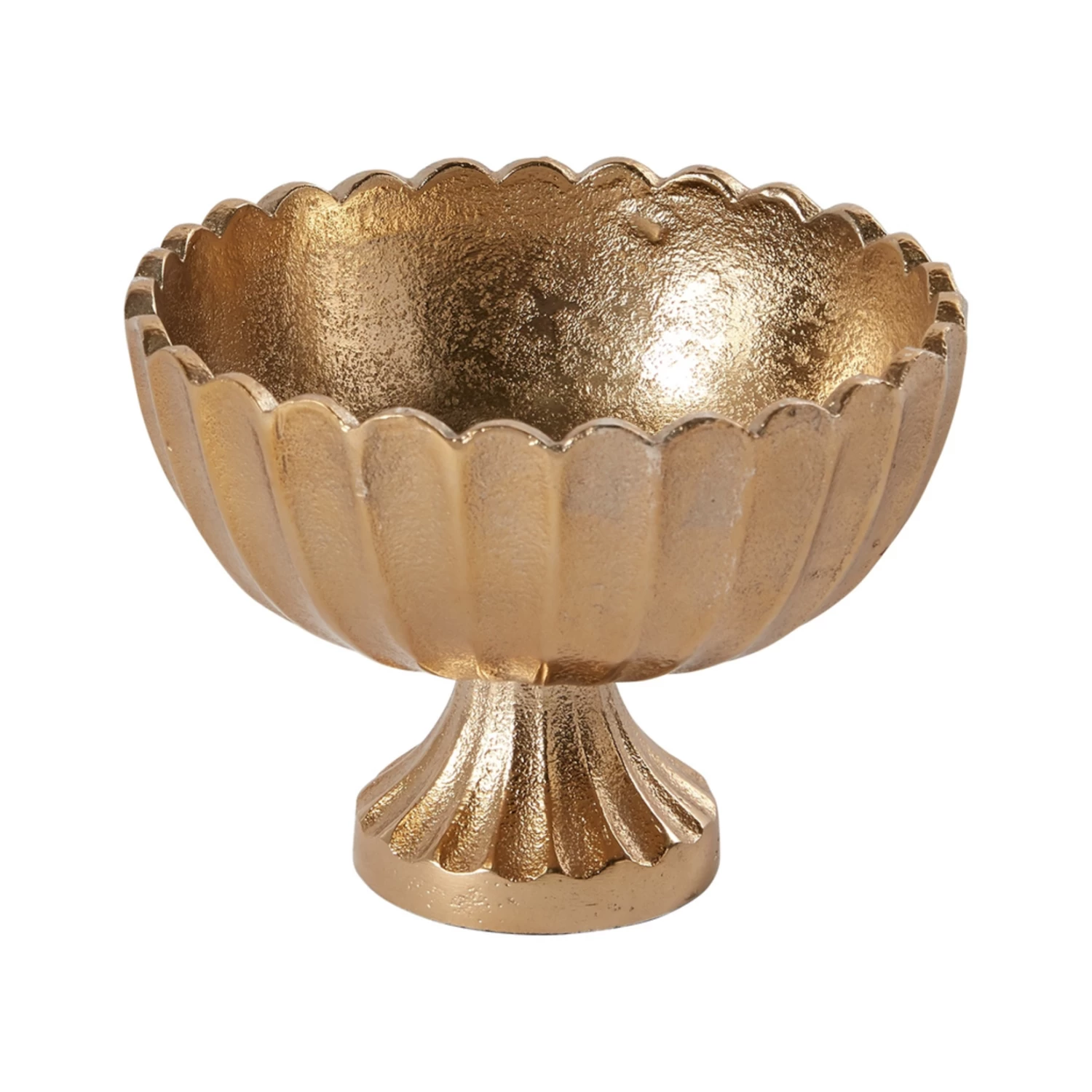 5.75"x 4.5”H GOLD SCALLOP COMPOTE (AD) 1 5.75"x 4.5”H GOLD SCALLOP COMPOTE (AD)