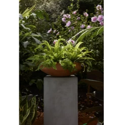 5”H X 13” BURNT ORANGE NEWPORT BOWL TERRACOTTA -Home Decor Store accent decor 5h x 13 burnt orange newport bowl ter 2