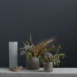 6” X 6” WHITE FROSTED GLASS KYRENIA VASE -Home Decor Store accent decor 6 x 6 white frosted glass kyrenia vas 2