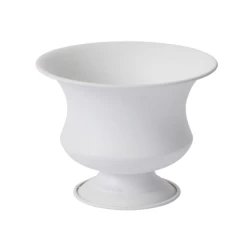 6.25”H X 8.25” WHITE METAL SYDNEY URN