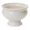 6.25”H X 8.5” WHITE CERAMIC DAWSON COMPOTE
