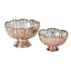 6.5”H X 10” GLASS ANTIQUE ENID COMPOTE -Home Decor Store accent decor 65h x 10 glass antique enid compote 2