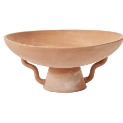 6.75”H X 16”D TERRACOTTA CERMIC MARQUESA BOWL