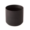 6.75"H X 7.5" BLACK KENDALL POT COLLECTION (AD)