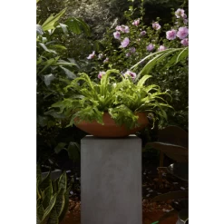 6”H X 17.5” BURNT ORANGE NEWPORT BOWL TERRACOTTA -Home Decor Store accent decor 6h x 175 burnt orange newport bowl te 2