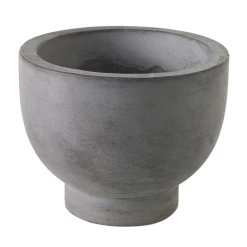7.25"h X 9" NEWPORT COMPOTE CEMENT (AD)