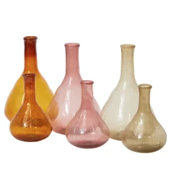 7.5" X 4.5" SMOKED GLASS JULIANA BUDVASE -Home Decor Store accent decor 75 x 45 smoked glass juliana budvase 2