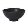 7.75”H X 16” BLACK CERAMIC COMPOTE FORTIS BOWL
