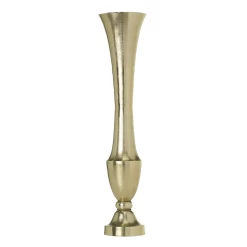 7"x 30.5”H GOLD MERCI VASE(AD)