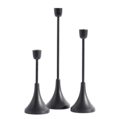 Best Seller -Home Decor Store accent decor 9h x 375 black metal poet candlestick 1