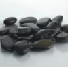 BLACK River Rocks PEBBLES (10lbs/bag)0.8-1CM, BLACK, 10 LBS/BAG